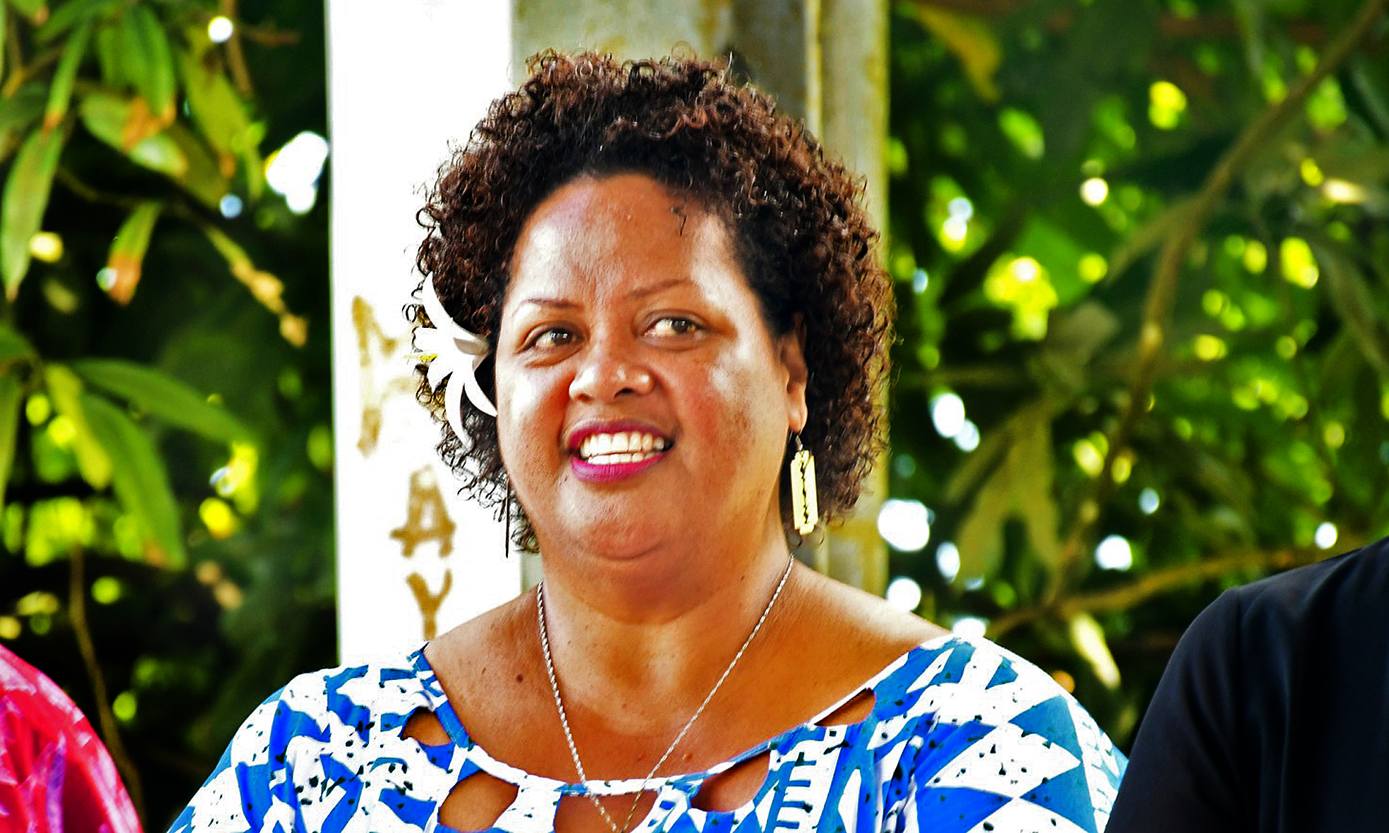 SODELPA candidate Faith Grace during their candidates announcement on Monday. Picture: SODELPA
